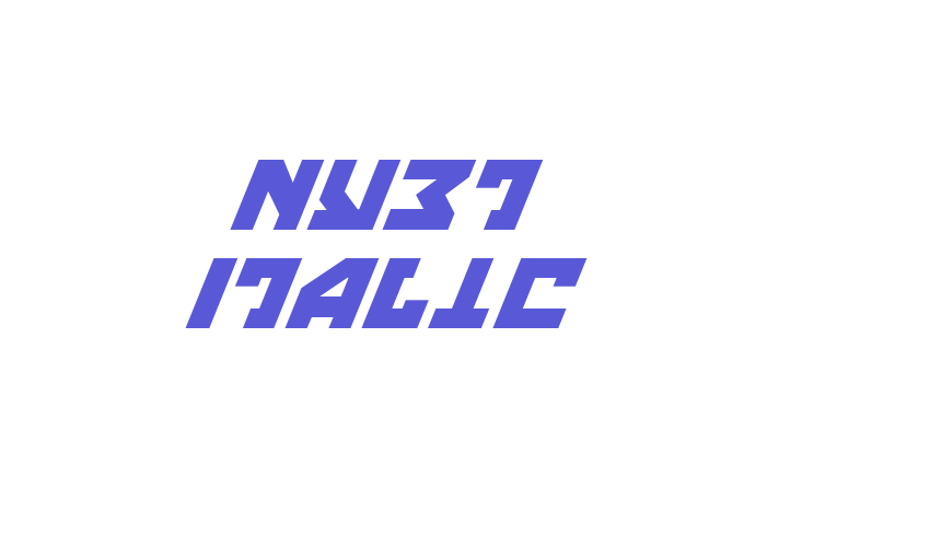 Nyet Italic Font Download