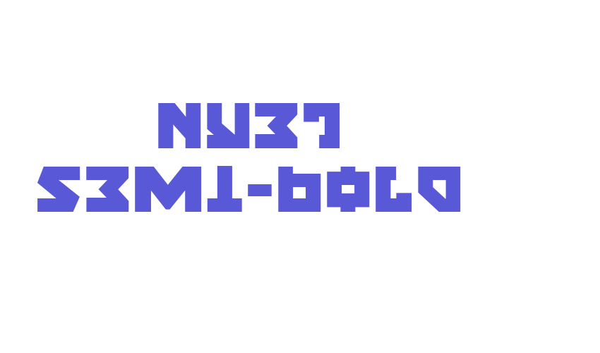 Nyet Semi-Bold Font Download