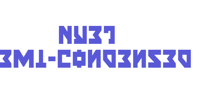 Nyet Semi-Condensed Font Download