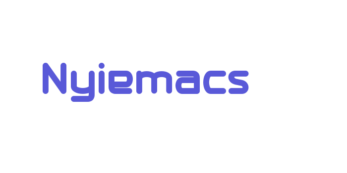 Nyiemacs Font Download