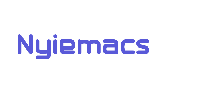 Nyiemacs Font