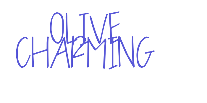 OLIVE CHARMING Font Download