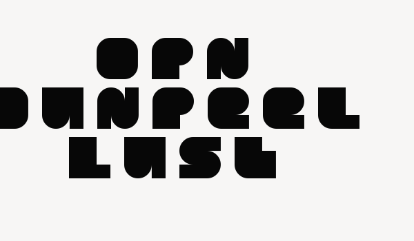 OPN DunPeel Lust Font