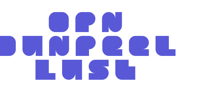 OPN DunPeel Lust Font Download