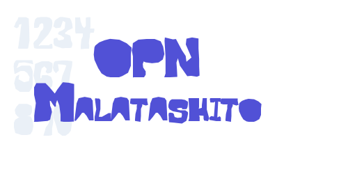 OPN Malatashito-font-download