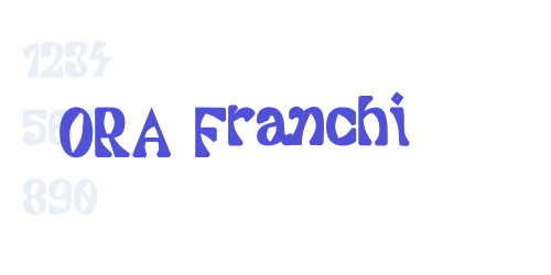 ORA Franchi-font-download