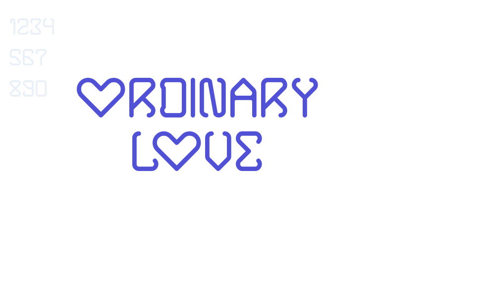 ORDINARY LOVE-font-download