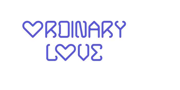 ORDINARY LOVE Font