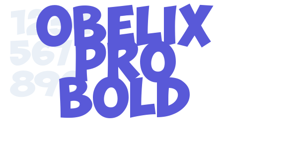 Obelix Pro Bold font free