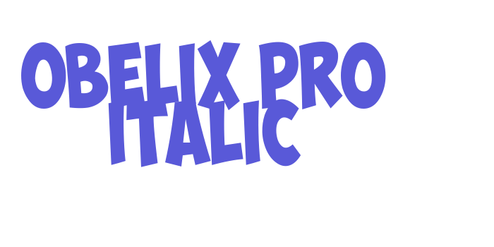 Obelix Pro Italic Font Download