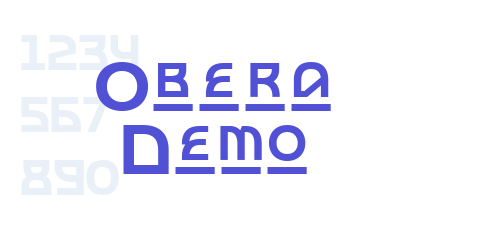 Obera Demo-font-download