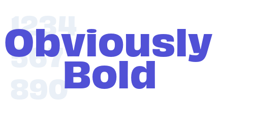 Obviously Bold-font-download