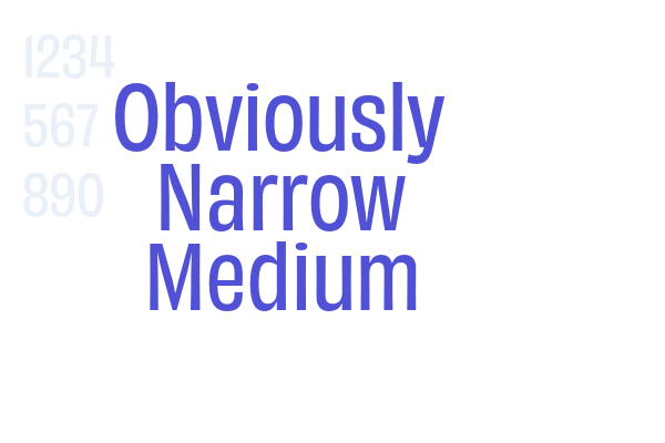 Obviously Narrow Medium