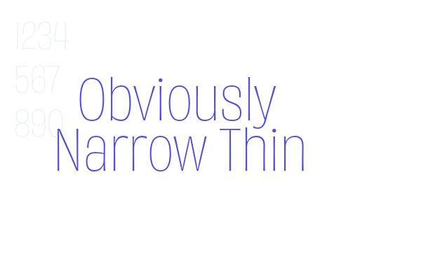 Obviously Narrow Thin