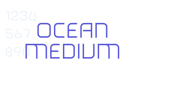 Ocean Medium font free