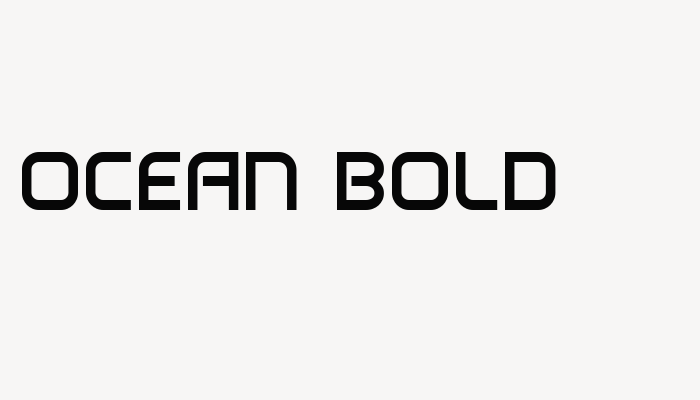 Ocean Bold font download