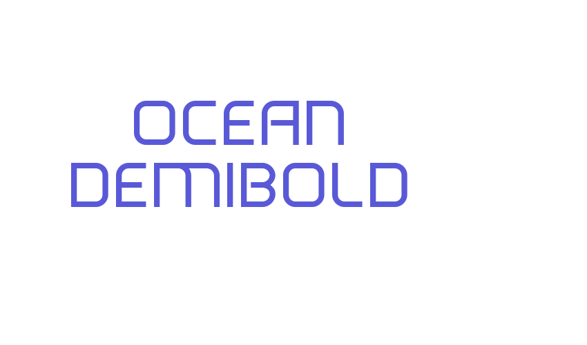 Ocean DemiBold Font