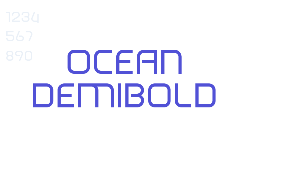 Ocean DemiBold-font-download