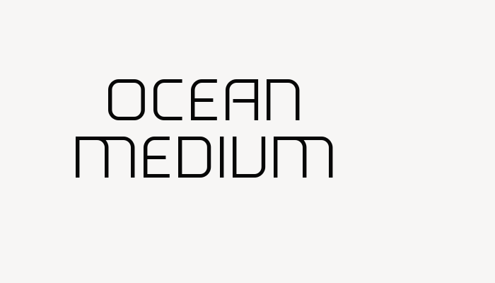 Ocean Medium font download