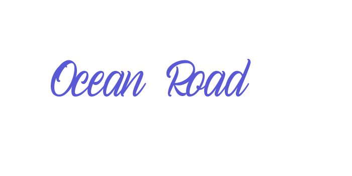 Ocean Road Font