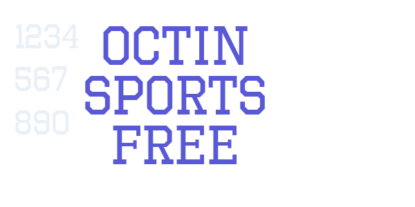 Octin Sports Free font free