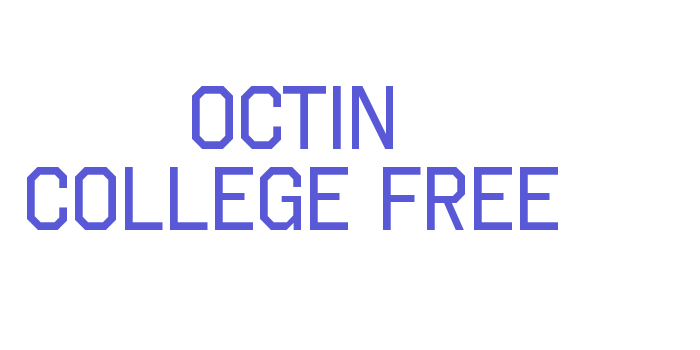 Octin College Free Font Download