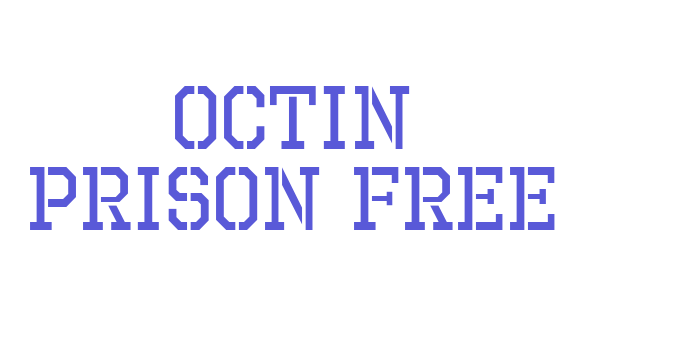 Octin Prison Free Font Download