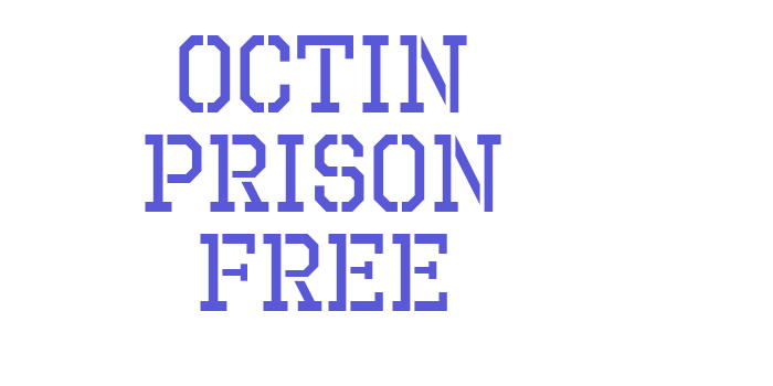 Octin Prison Free Font