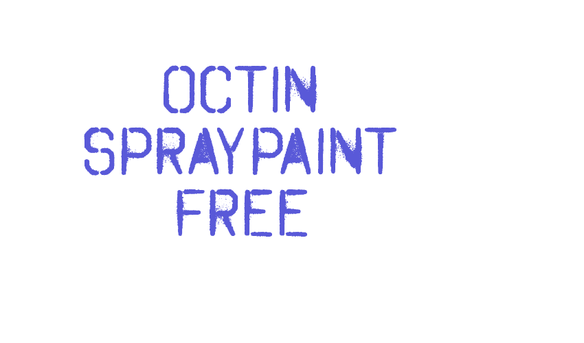 Octin Spraypaint Free Font