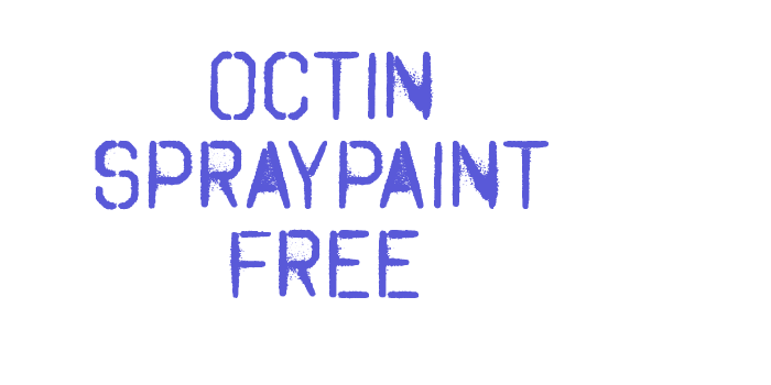 Octin Spraypaint Free Font Download