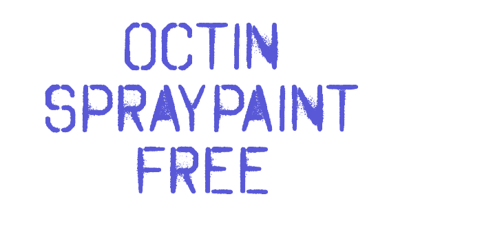 Octin Spraypaint Free Font