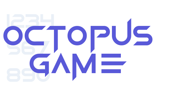 Octopus Game font free