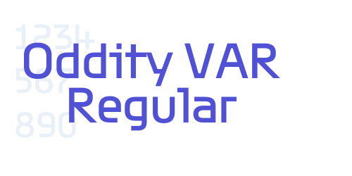 Oddity VAR Regular-font-download