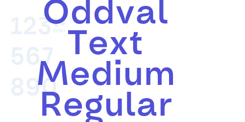 Oddval Text Medium Regular