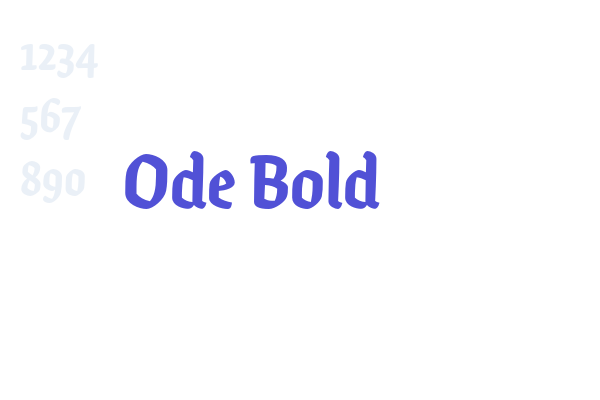 Ode Bold