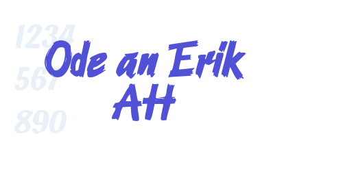 Ode an Erik AH-font-download