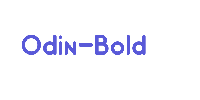 Odin-Bold Font