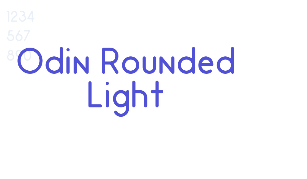 Odin Rounded Light-font-download