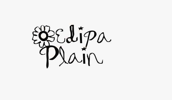 Oedipa Plain Font