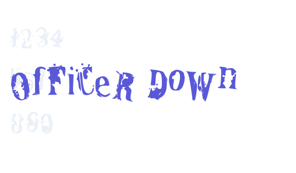 OfFiCeR DoWn Font