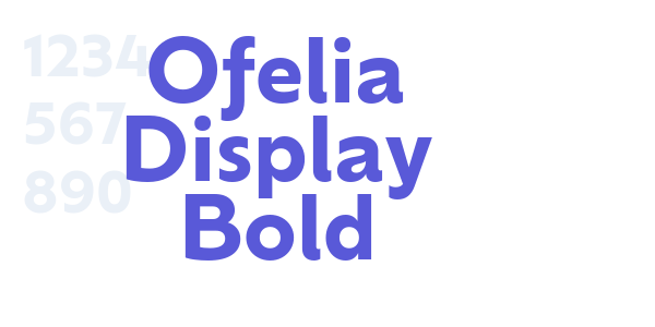 Ofelia Display Bold font free