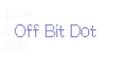 Off Bit Dot-font-download