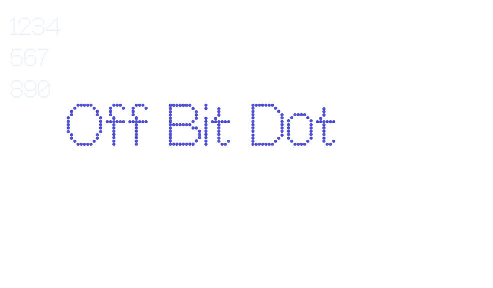 Off Bit Dot-font-download