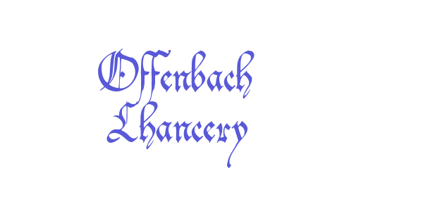 Offenbach Chancery font free