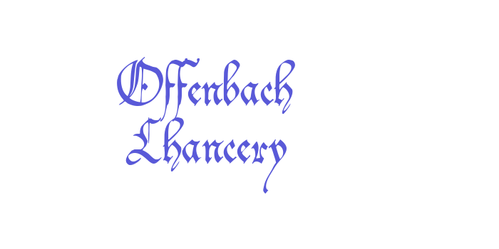 Offenbach Chancery Font Download