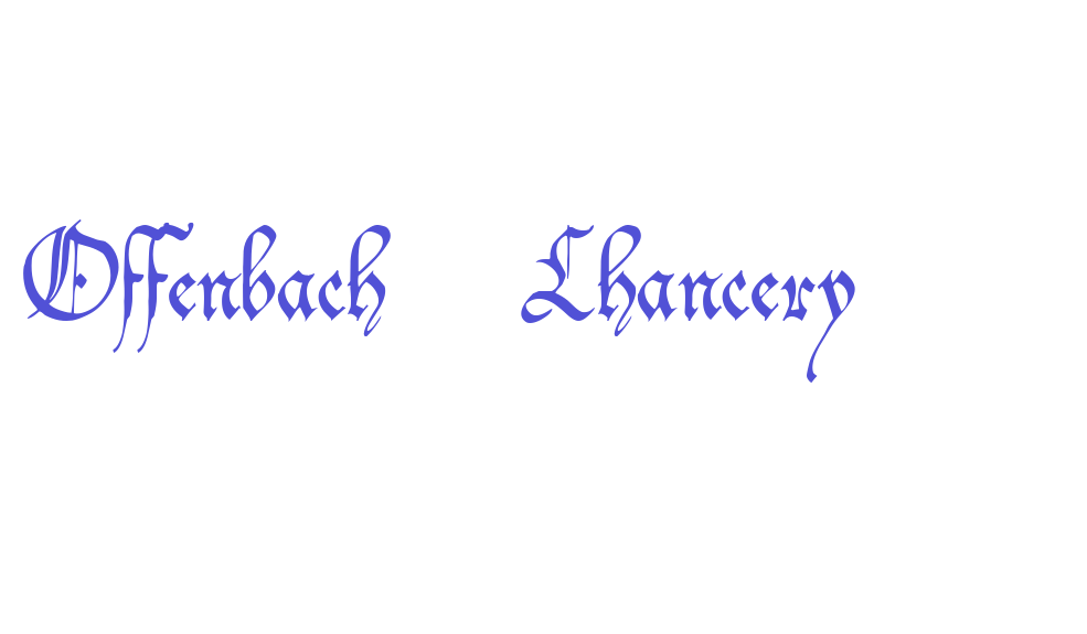 Offenbach Chancery-font-download