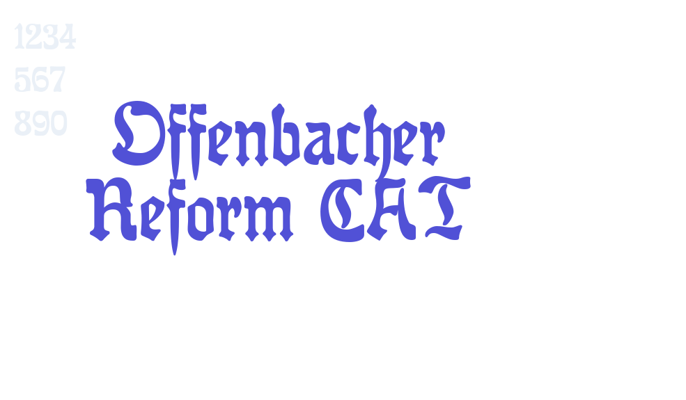 Offenbacher Reform CAT-font-download