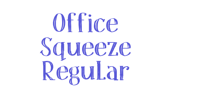 Download Office Squeeze Regular Font