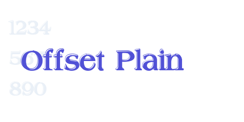 Offset Plain-font-download