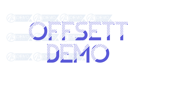 Offsett Demo font free